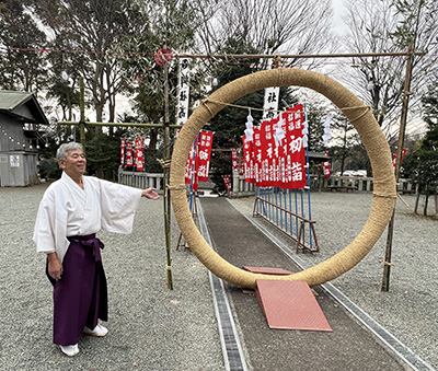 宮司さん登場